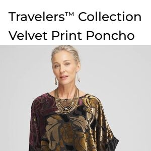 Chico's Multicolor Velvet Top